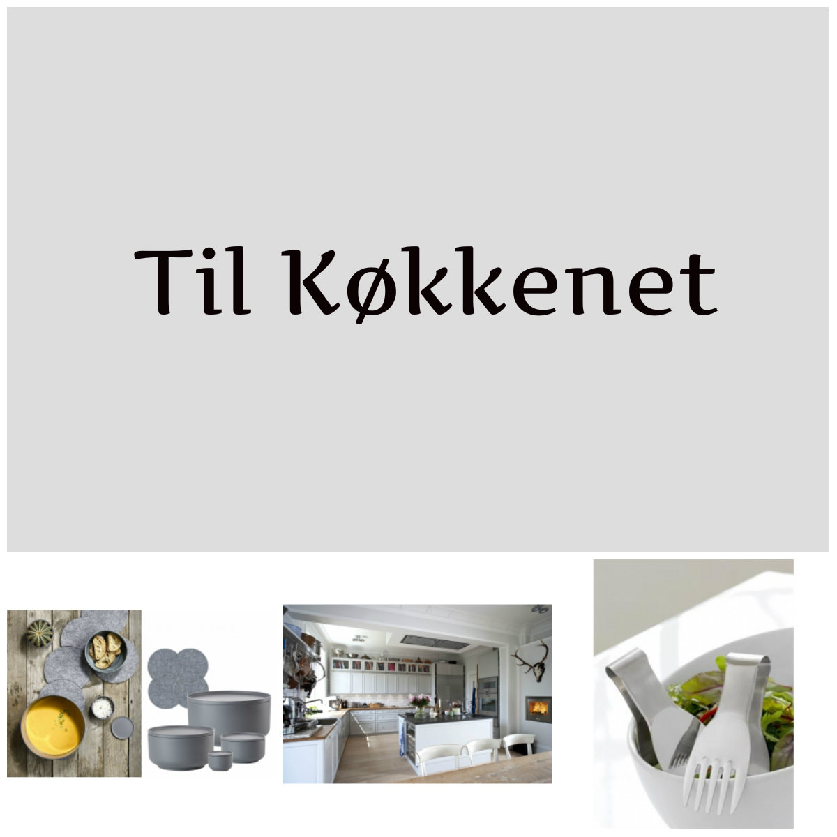 Til køkkenet