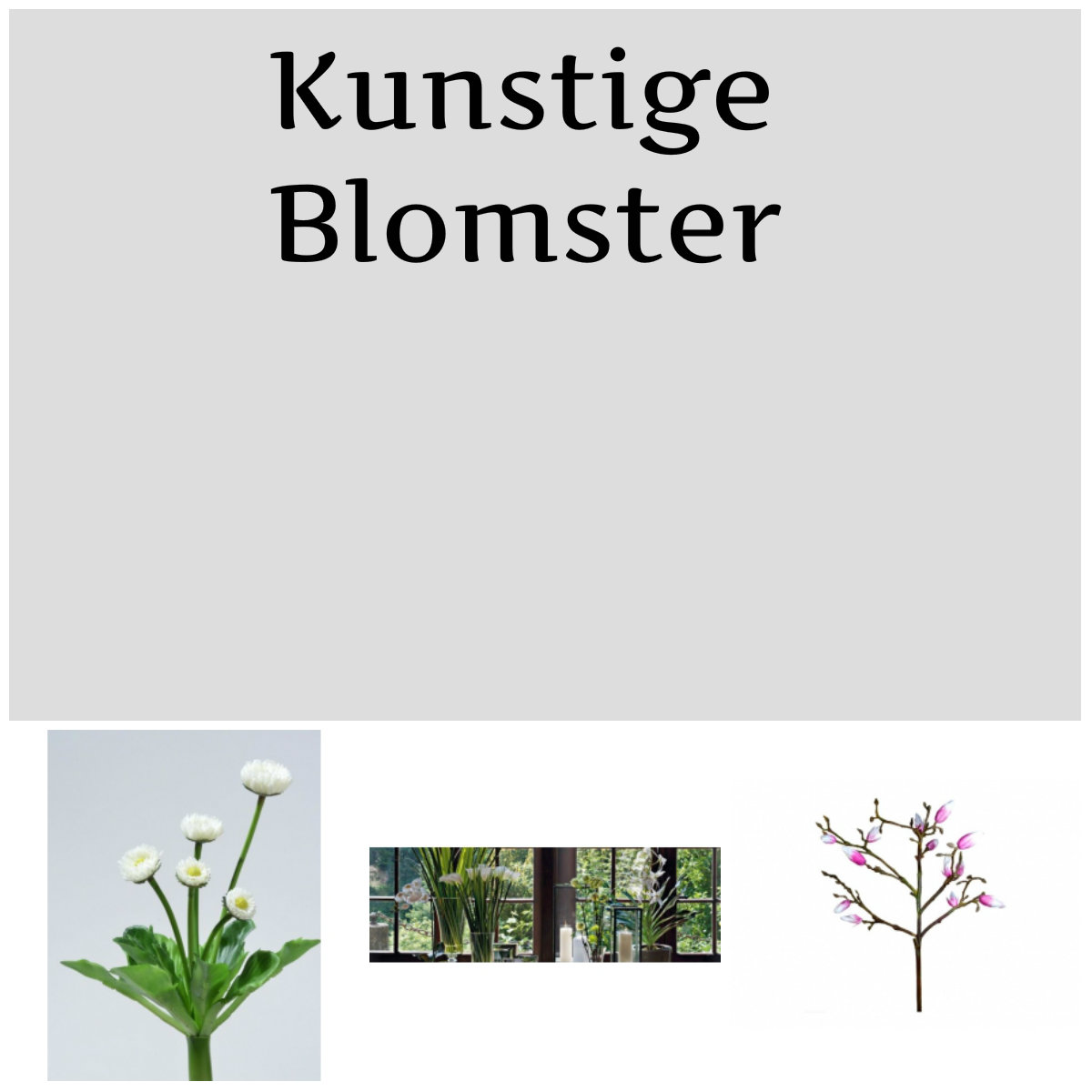 Kunstige blomster